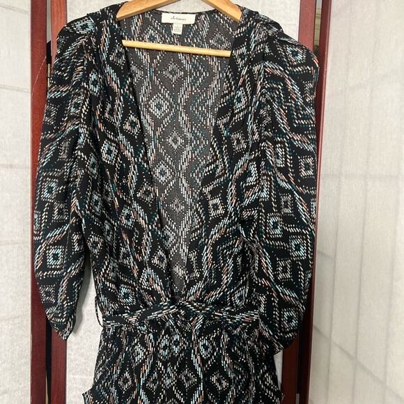ANTHROPOLOGIE‎ ELEVENSES BELTED JUMPSUIT ROMPER SIZE L - Picture 4 of 7